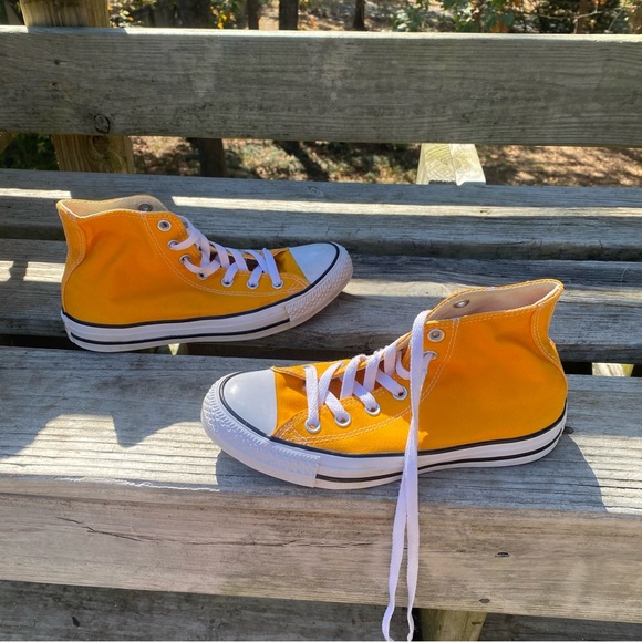 Orange Converse Hi Top - Picture 3 of 6